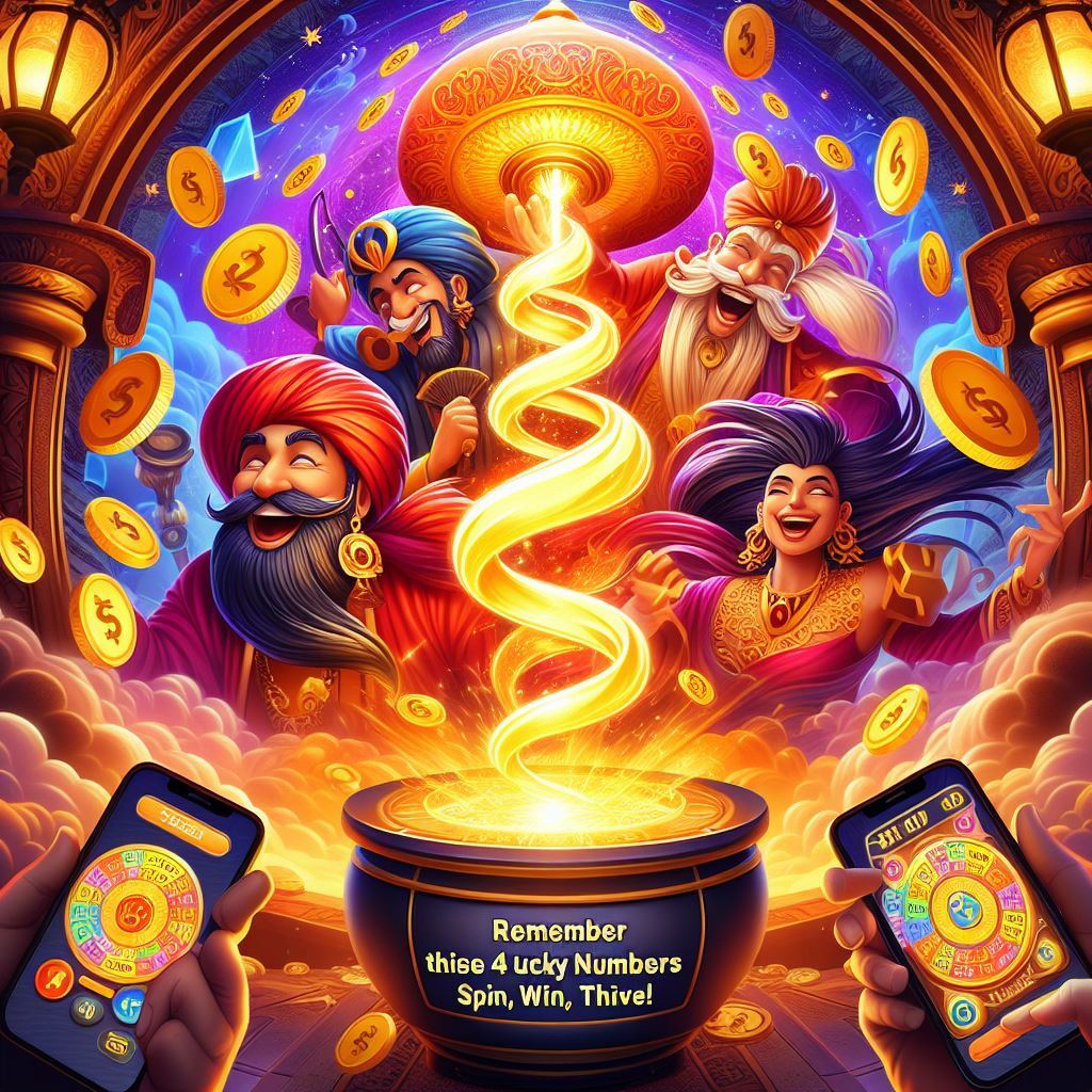 Unlock Wealth with Millionaire Genie! Remember these 4 Lucky Numbers for a Jackpot Journey: Spin, Win, Thrive!