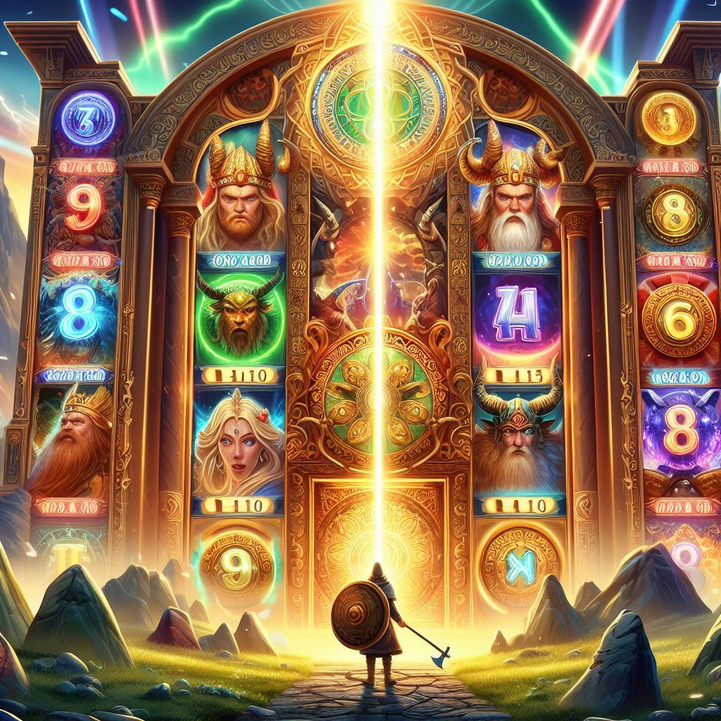 Discover 8 enchanting Norse charms in the Hall of Gods slot
